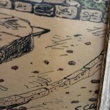 Painting Saint Paul de Vence, the old fountain, 20th century