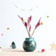 Glass ball vase by Sylvie Montagnon