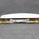 Art Deco brass and opaline glass wall light, Italy, 1940s