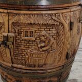 Bar tonneau sculpté