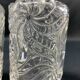 Pair of early 20th century SAINT LOUIS crystal perfume bottles, Fleurs de viole model