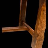 Wood and stone coffee table