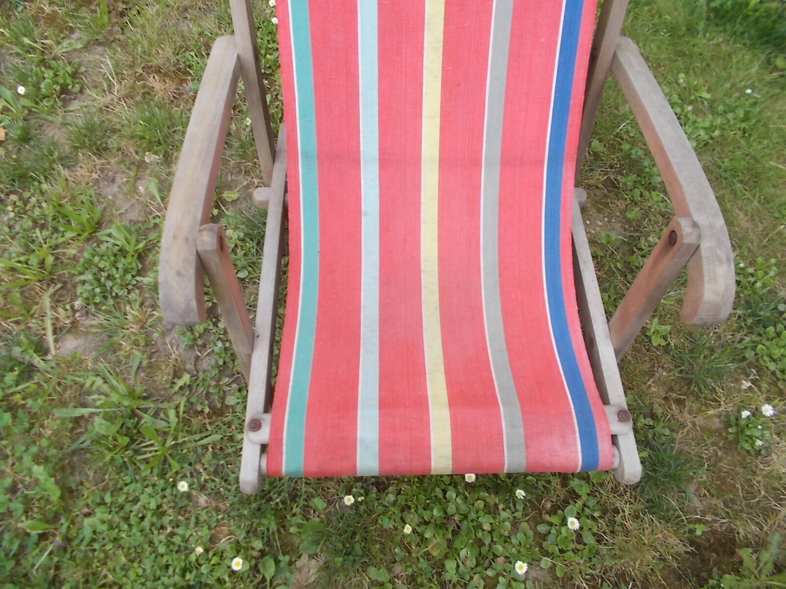 Vintage deckchair