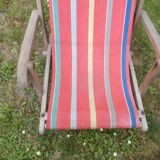 Vintage deckchair