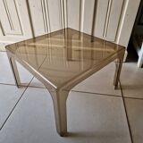 Smoked plexiglass coffee table 70'
