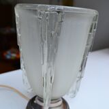 Art deco lamp jean gauthier ezan opalescent glass 1930s