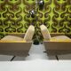 "1970 swivel armchair pair"