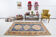 Handmade blue oushak rug 280x167cm
