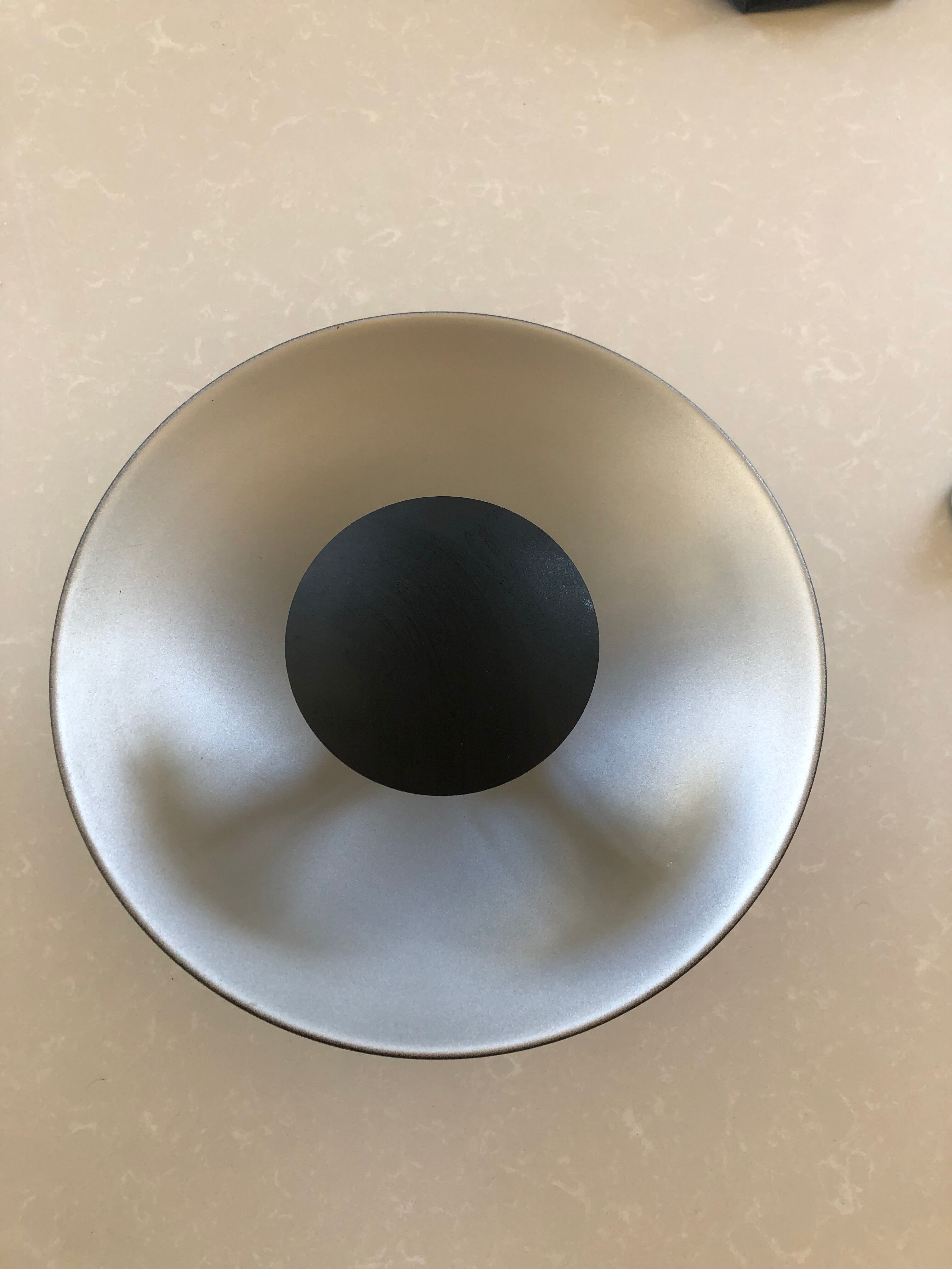 Black and silver retro-style light fixture