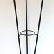 Floor lamp 3 branches with opalines of the House Arlus - 1950