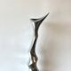 Xxl “twisted” vase / cast aluminum – 1980s