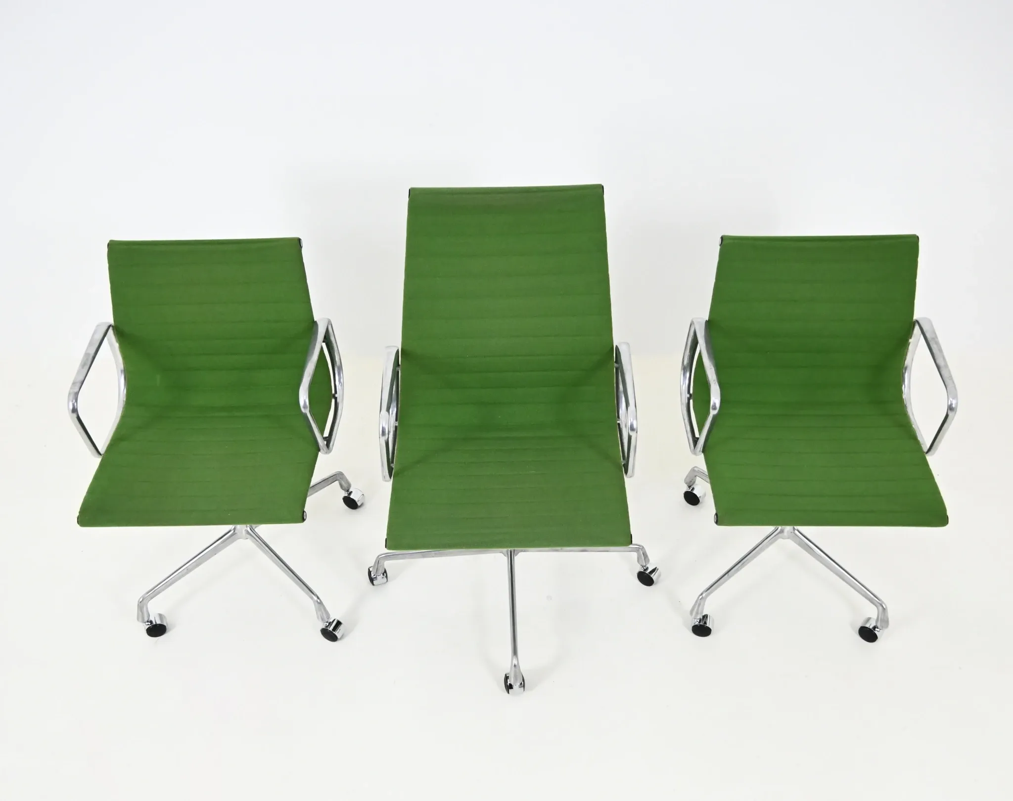 Set of 3 Office Chairs by Charles & Ray Eames for Herman Miller, 1970s