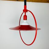 Suspension Rolly rises and falls space age 70s red