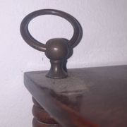 Corner wall shelf with 4 tiers