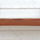 Elm and leather shelf, distributed by the Maison et Jardin Gallery in the 60