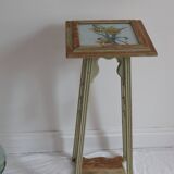 Old wooden side table