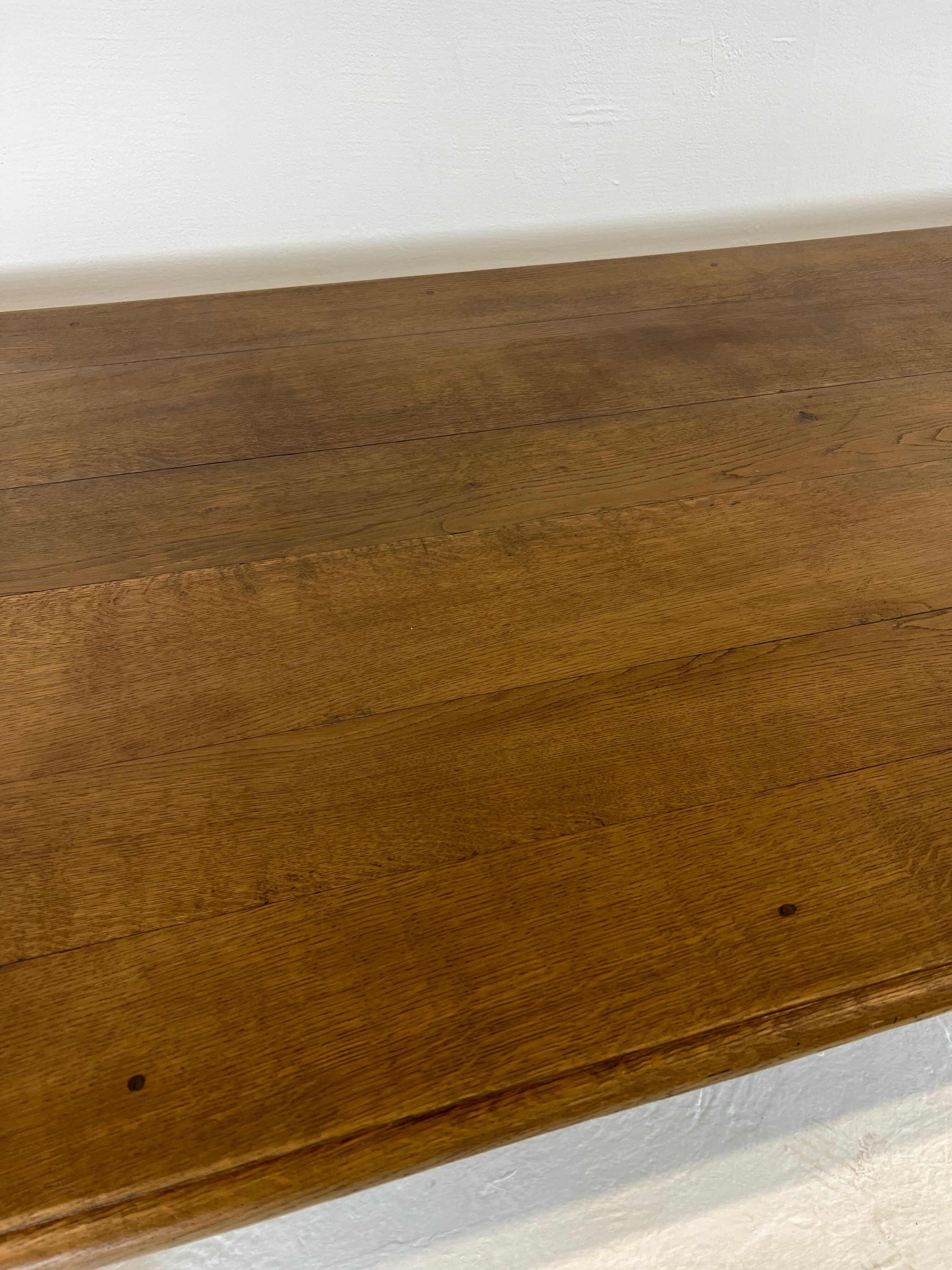 Old oak farmhouse table