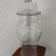Old jar candy box with lid