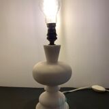 White marble lamp foot