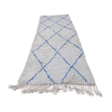 Beni Ouarain carpet hallway 100% wool 285 x 102 cm