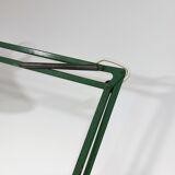 Lampe de bureau à bras oscillant vert réglable d’architecte, années 1970