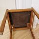 Vintage Janez Lajovic Leather Dining Chair: Mid-Century Modern 1980s