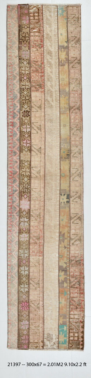 2x10 classic vintage runner rug 67x300cm