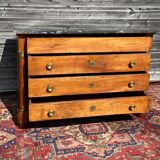 Chest of drawers of the period empire in cherry