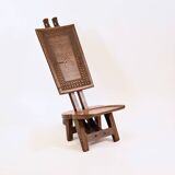 Chaise Africaine en bois de Wengé