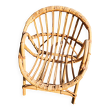 Child's wicker basket chair