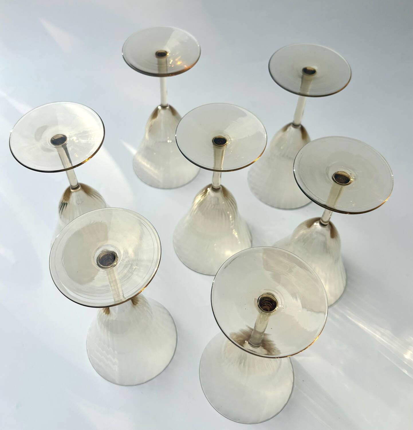 Verres style Gallée