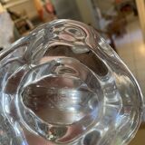 Pair of cut crystal candlesticks
