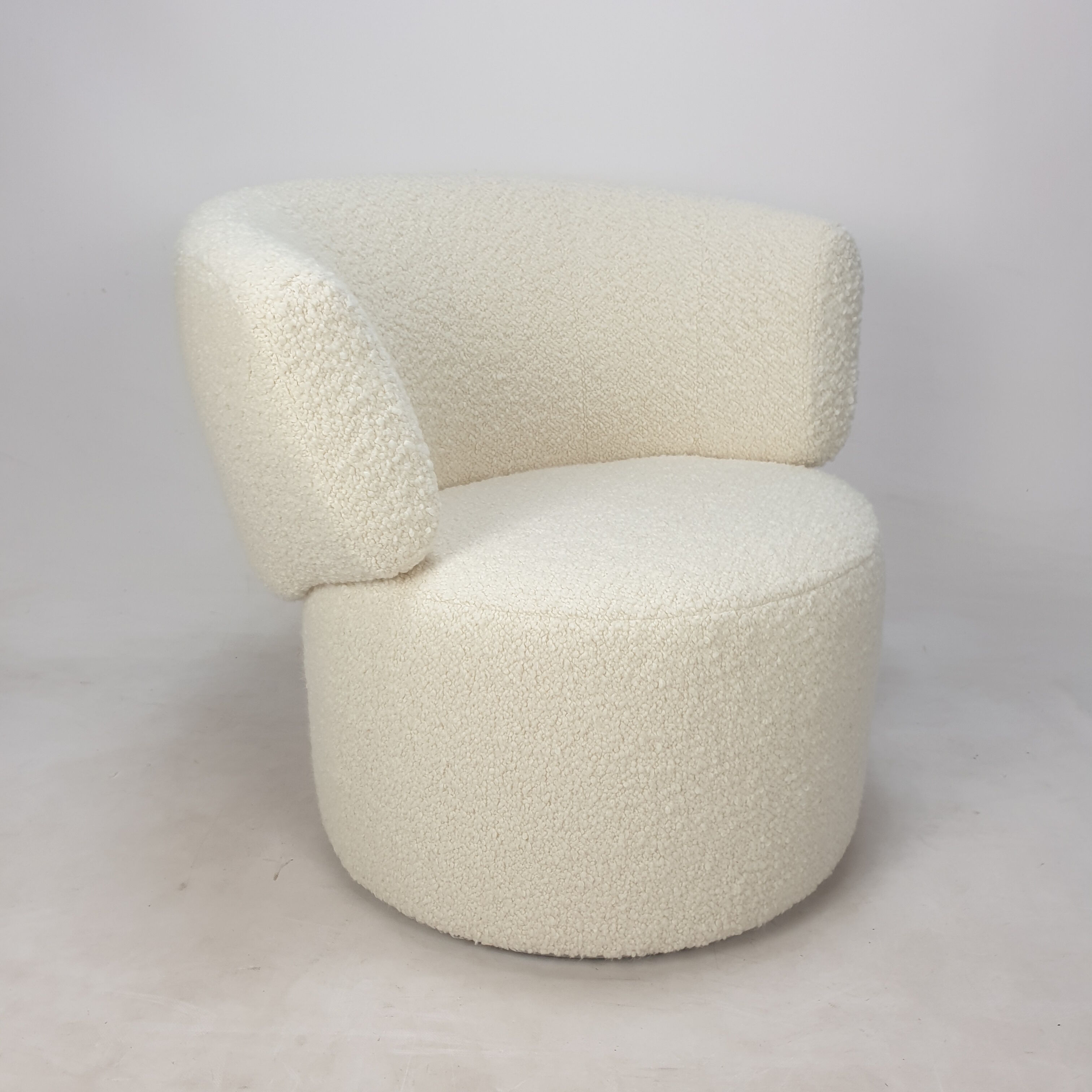 Ensemble de 2 chaises club et 1 pouf par rolf benz