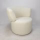 Ensemble de 2 chaises club et 1 pouf par rolf benz