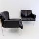 Girsberger Eurochair leather sofa 2-seater