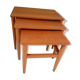 Vintage teak nesting tables, Denmark, 1970s