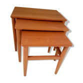 Vintage teak nesting tables, Denmark, 1970s