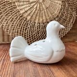 Ceramic vase bird flower spike