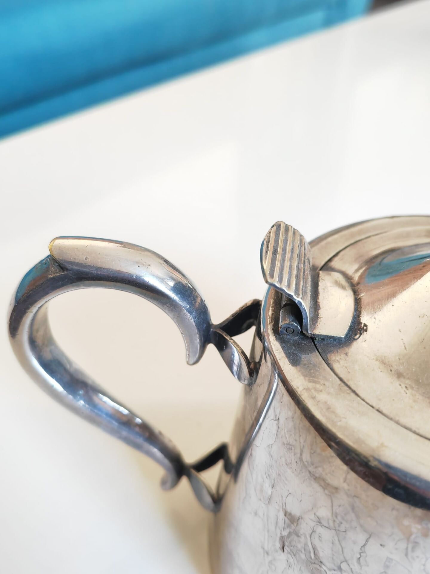 Silver-plated teapot