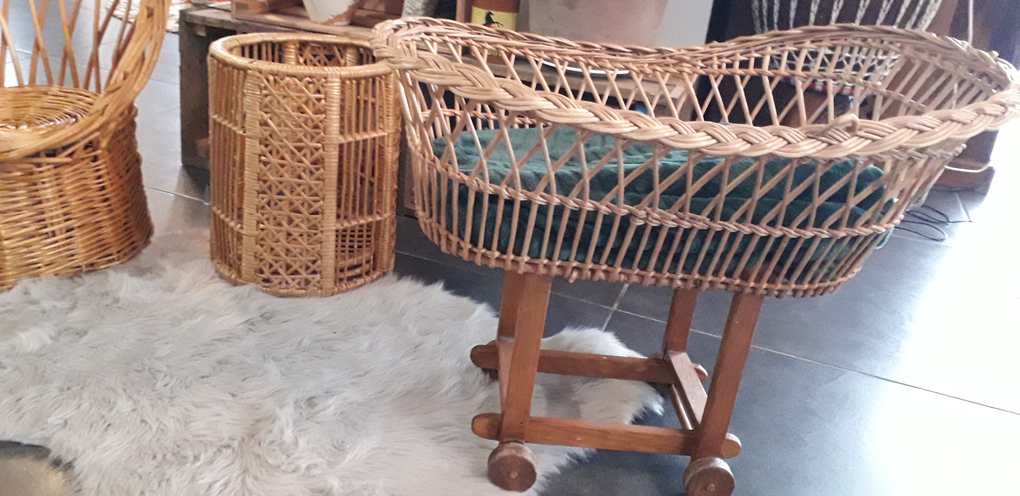 Wicker toys for children's room