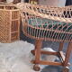 Wicker toys for children's room