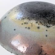 Vintage Raku ceramic bowl, handmade, signed, Japanese craftsmanship.