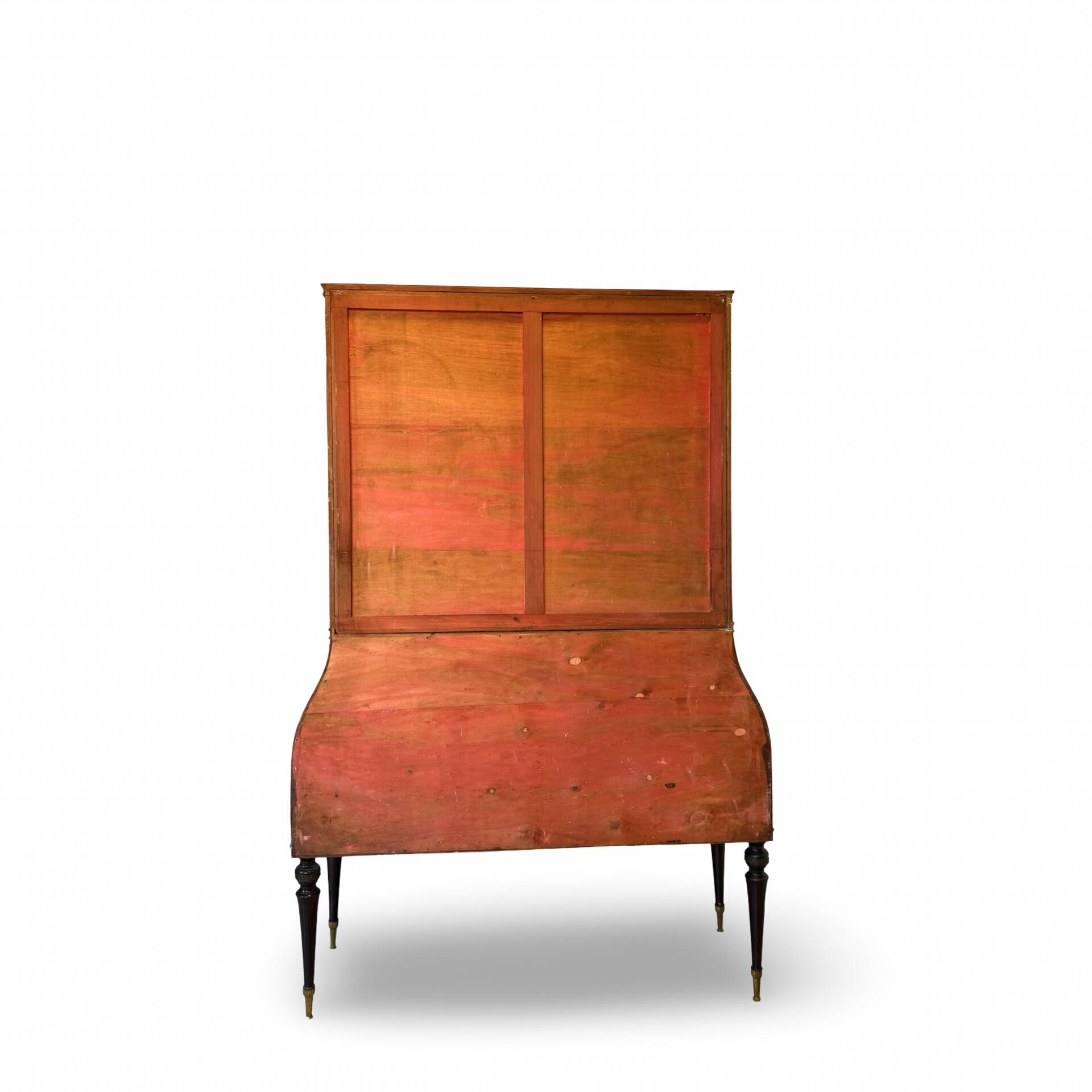 Secretary credenza in marquetry in the Italian Louis XV style from the mid-century, 1960.
