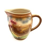 Slush pitcher with rooster decor