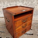 Design chest of drawers bedside cabinet military Campaign style from 'Starbay'