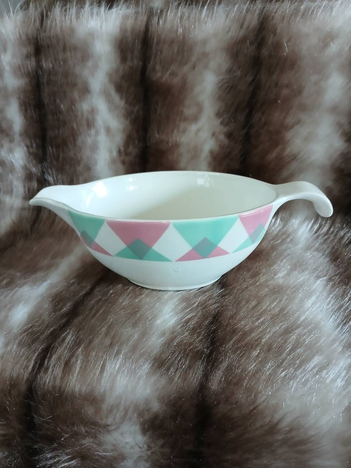 Antique sauce boat from Digoin and Sarreguemines