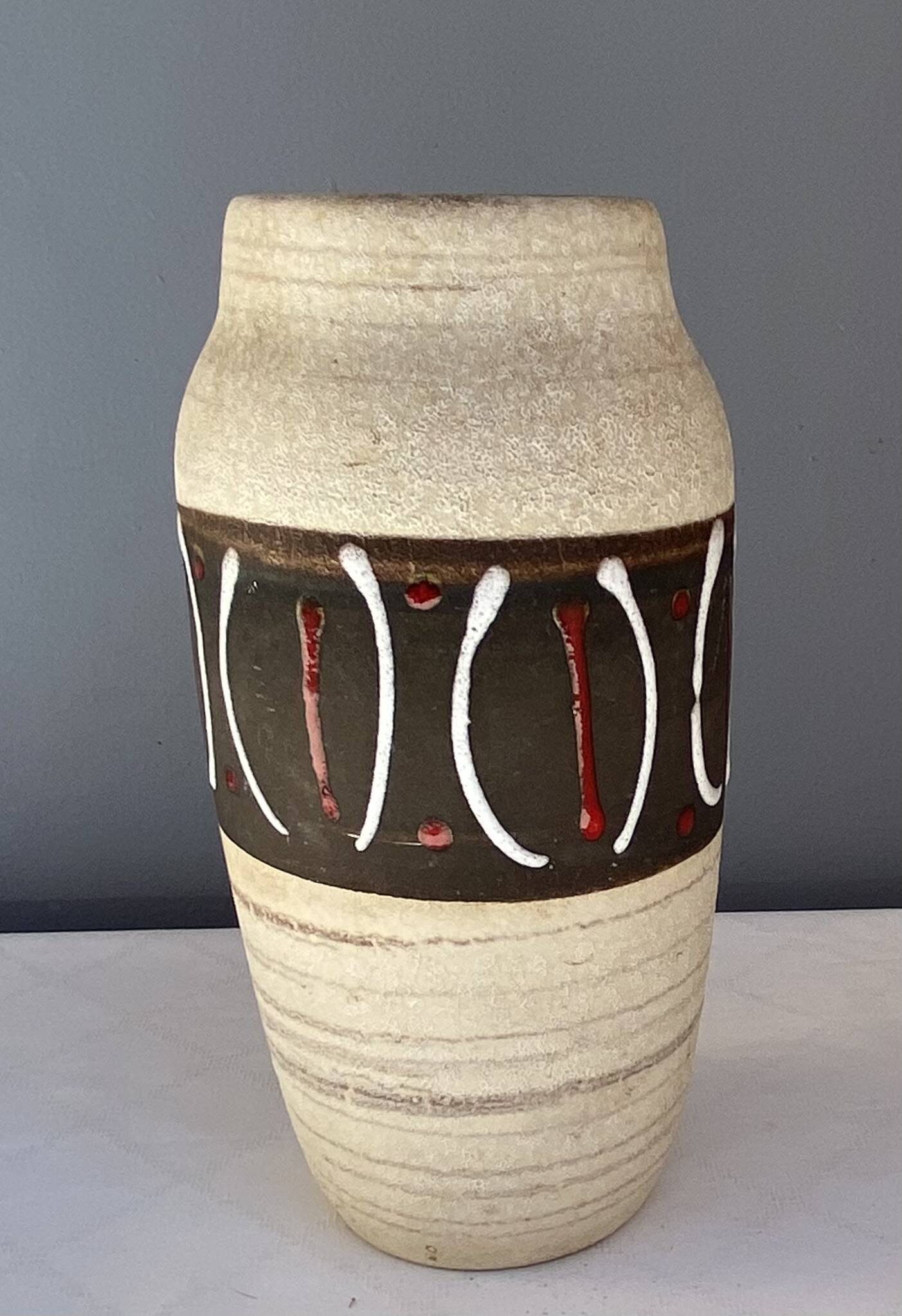 Three West German ceramic vases