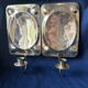 Vintage Scandinavian Brass Wall Candle holder Sconce height 29cm