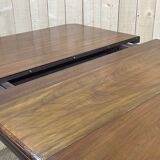 English mahogany table from the 1930s with an extension