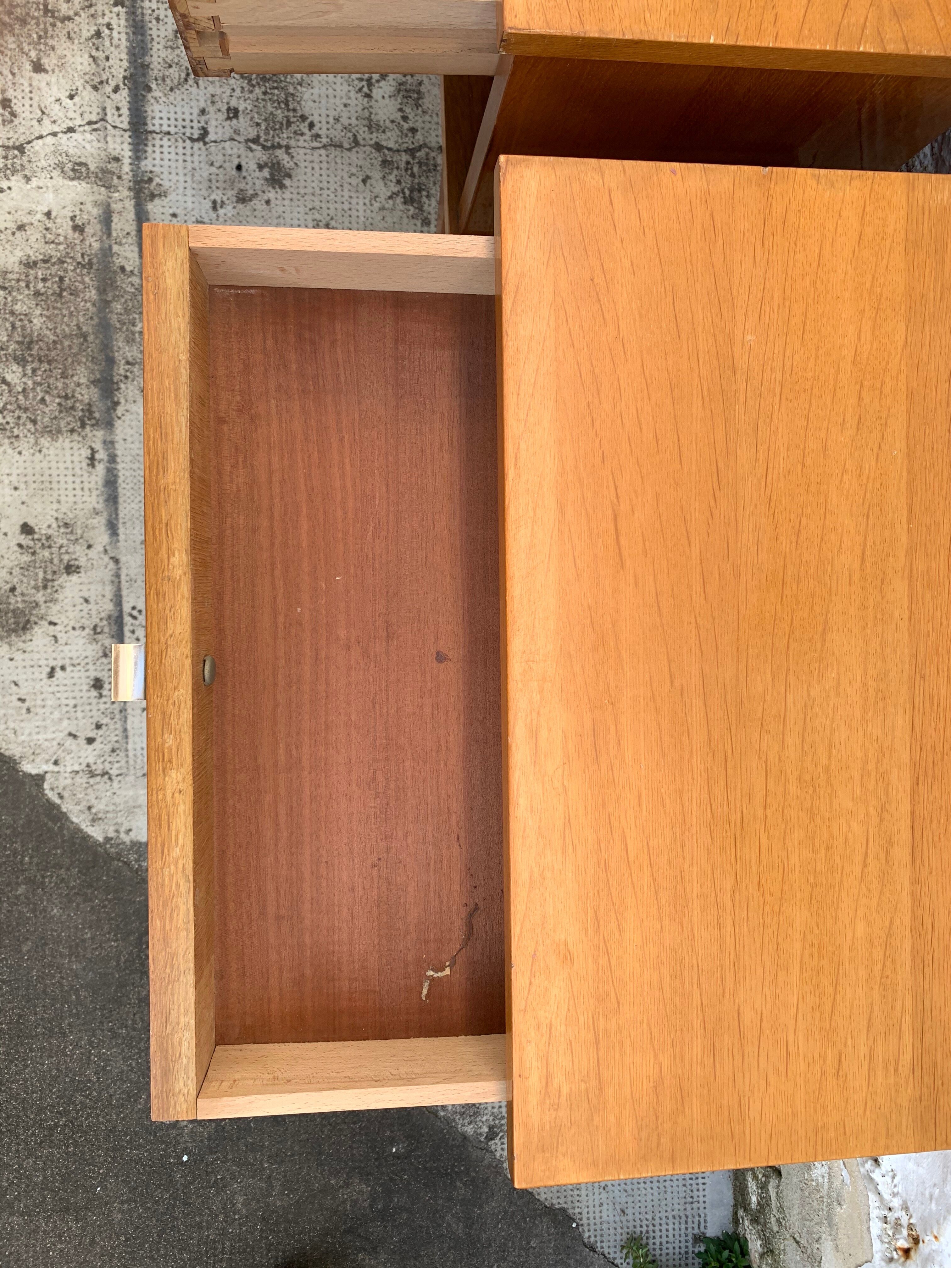 Pair of vintage bedsides